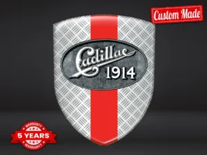 Cadillac Adesivi Cupola Look Premium Stile Bombato Lusso